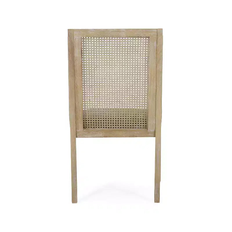 Ensemble de salle à manger 7 pièces en rotin de canne et bois d'hévéa Mason de Christopher Knight Home