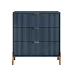 Ensemble de chambre Festivo 4 pièces : commode, chiffonnier 6 tiroirs et 2 tables de chevet 3 tiroirs Modern Elegance