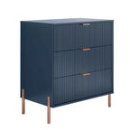 Ensemble de chambre Festivo 4 pièces : commode, chiffonnier 6 tiroirs et 2 tables de chevet 3 tiroirs Modern Elegance