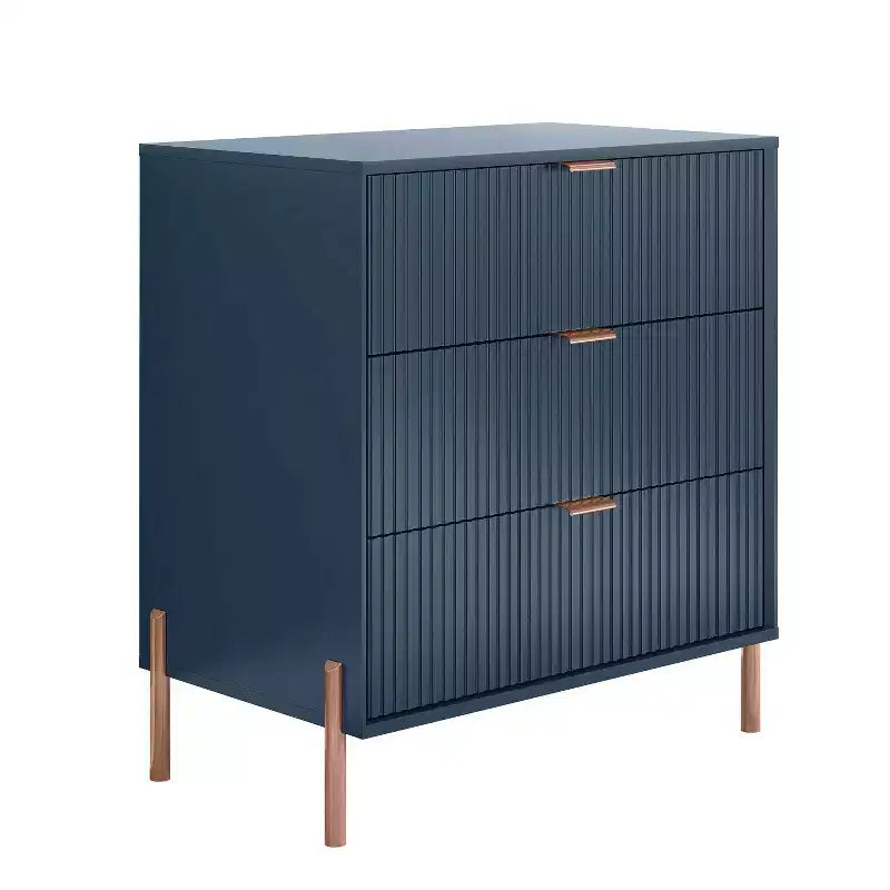 Ensemble de chambre Festivo 4 pièces : commode, chiffonnier 6 tiroirs et 2 tables de chevet 3 tiroirs Modern Elegance