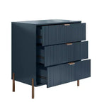 Ensemble de chambre Festivo 4 pièces : commode, chiffonnier 6 tiroirs et 2 tables de chevet 3 tiroirs Modern Elegance