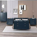 Ensemble de chambre Festivo 4 pièces : commode, chiffonnier 6 tiroirs et 2 tables de chevet 3 tiroirs Modern Elegance