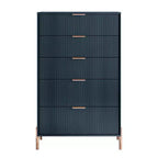 Ensemble de chambre Festivo 4 pièces : commode, chiffonnier 6 tiroirs et 2 tables de chevet 3 tiroirs Modern Elegance