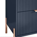Ensemble de chambre Festivo 4 pièces : commode, chiffonnier 6 tiroirs et 2 tables de chevet 3 tiroirs Modern Elegance