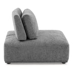 HOMES: Inside + Out Canapé modulable incurvé Povoa 5 pièces 159 po, en chenille moderne avec dossier extensible