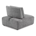 HOMES: Inside + Out Canapé modulable incurvé Povoa 5 pièces 159 po, en chenille moderne avec dossier extensible