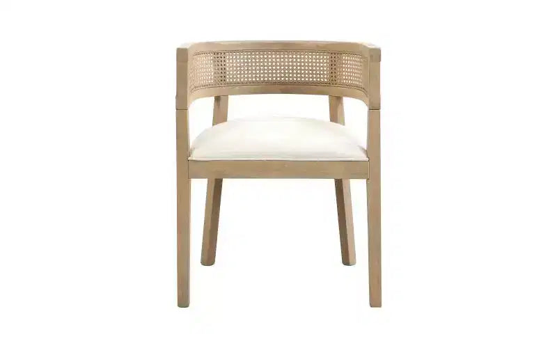 Ensemble de salle à manger rembourré 7 pièces Christopher Knight Home Avery en canne et bois d'hévéa