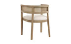 Ensemble de salle à manger rembourré 7 pièces Christopher Knight Home Avery en canne et bois d'hévéa